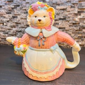 Vintage Cat Teapot By Seymour Mann MCMXCIII